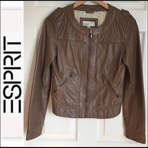 Esprit 100% Leather Coat